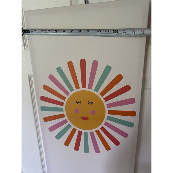 Lot of 4 Canvas Prints Colorful Abstract Sun Geometric Multicolor Decor - Picture 4 of 16